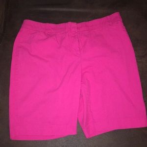 Hot Pink CounterParts Bermuda Shorts